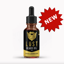 Load image into Gallery viewer, LUST Pheromone Beard Oil and Conditioner. Nourishes &amp; Softens All Beard Types. Revitalize with our Pheromone Infused, Signature LUST Scent!